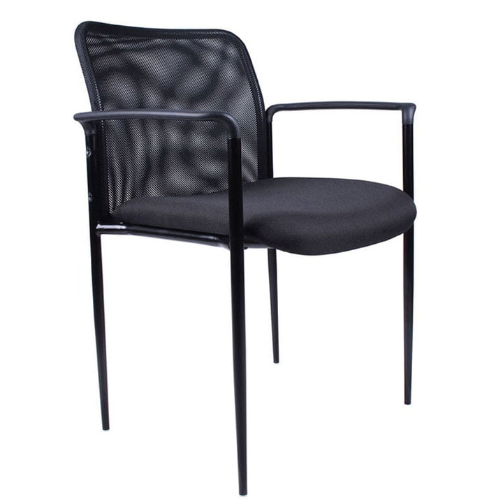Boss Stackable Mesh Armchair - B6909-BK