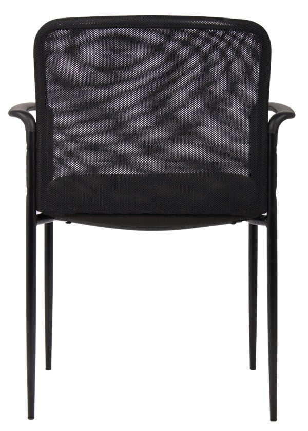 Boss Stackable Mesh Armchair - B6909-BK