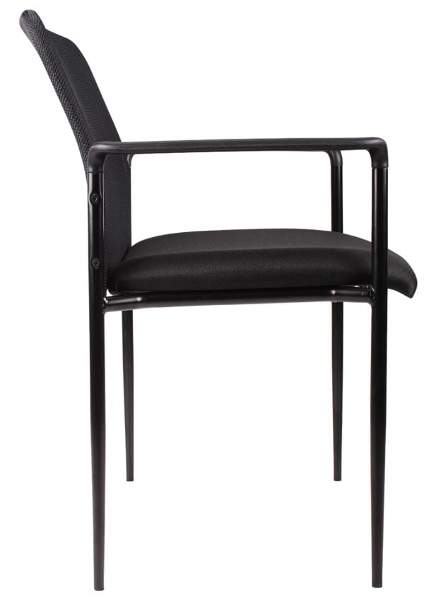 Boss Stackable Mesh Armchair - B6909-BK