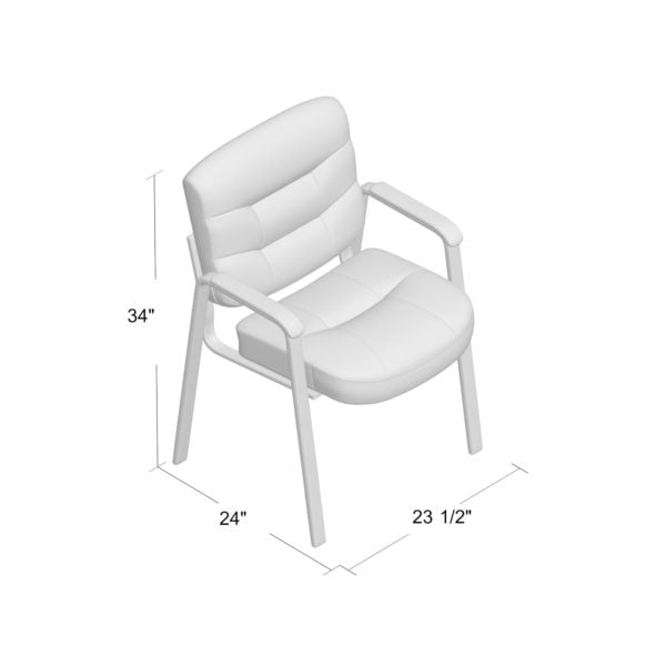 Boss LeatherPlus Executive Armchair Chair - B7509