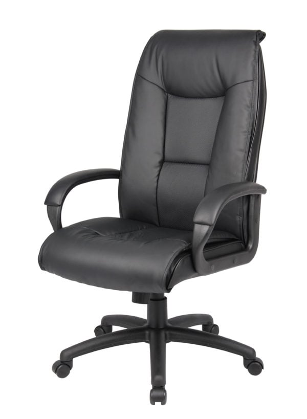 Boss LeatherPlus Executive High Back Chair - B7601