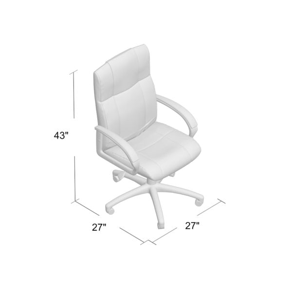 Boss CaresoftPlus Executive High Back Chair - B7901