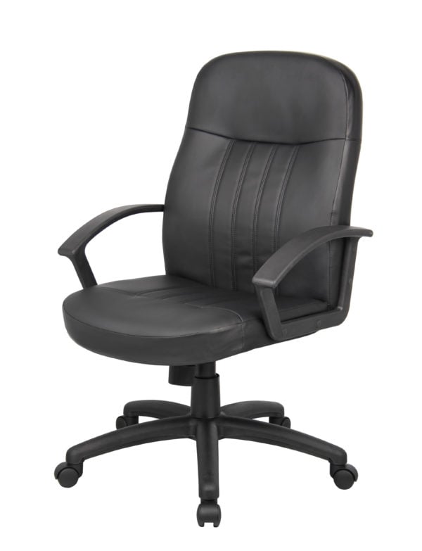 Boss LeatherPlus Ergonomic Office Chair - B8106