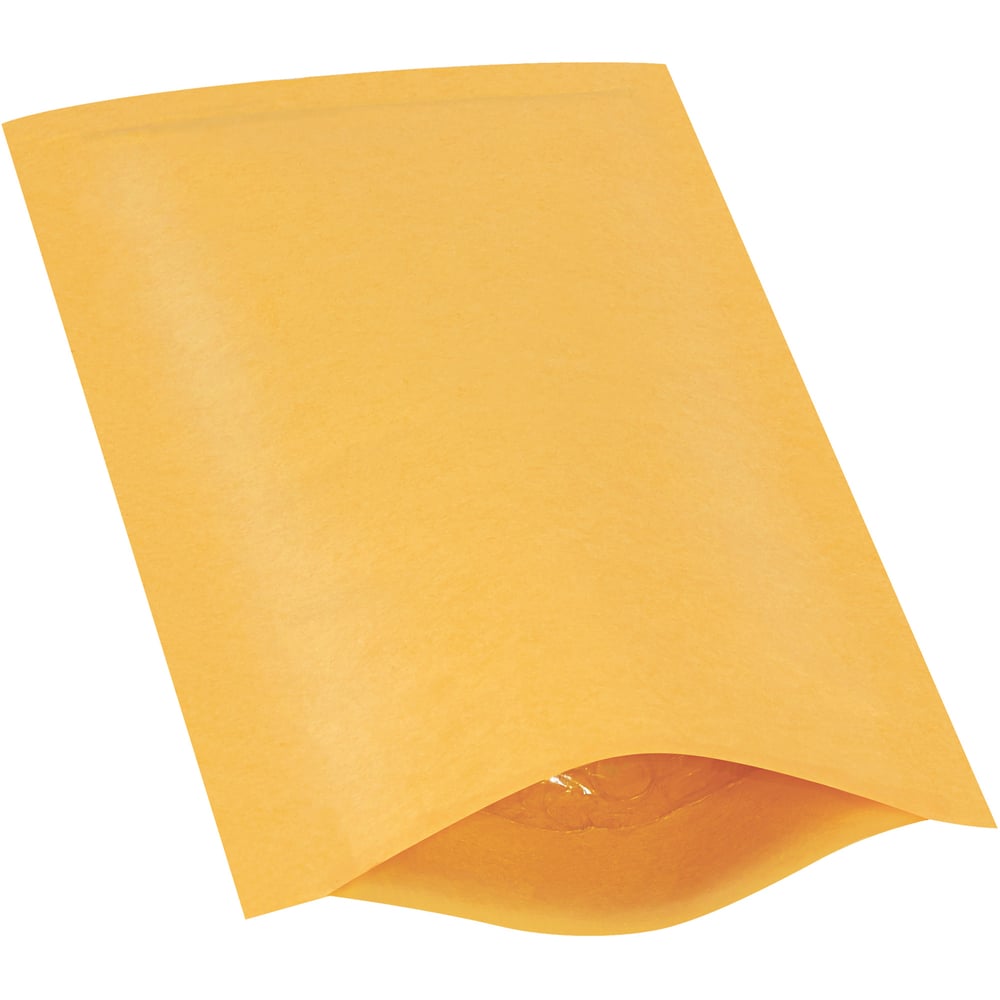 4" x 8" Kraft #000 Heat-Seal Bubble Mailers - 500pk