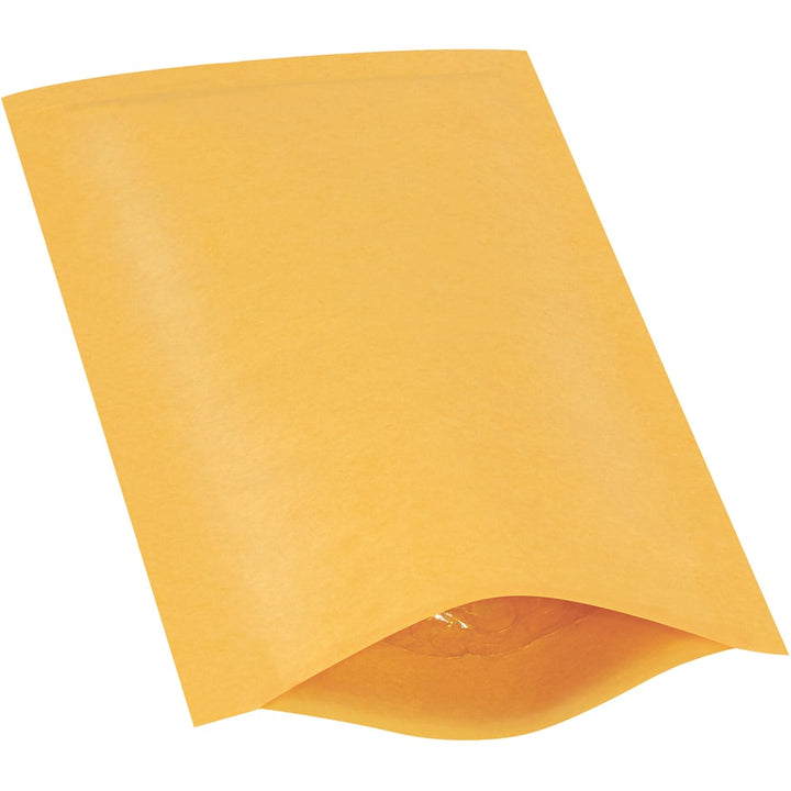 4" x 8" Kraft #000 Heat-Seal Bubble Mailers - 500pk