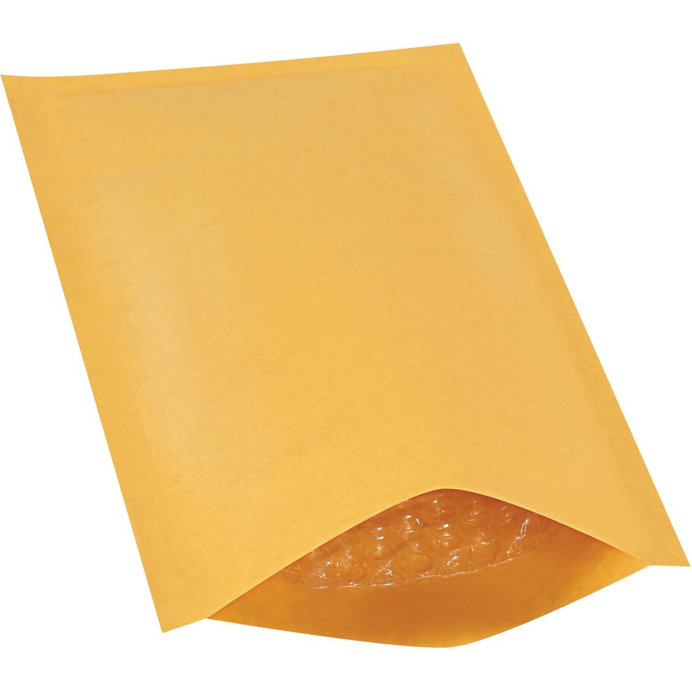 5" x 10" Kraft #00 Heat-Seal Bubble Mailers - 250pk
