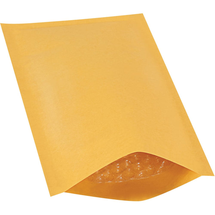 5" x 10" Kraft #00 Heat-Seal Bubble Mailers - 250pk