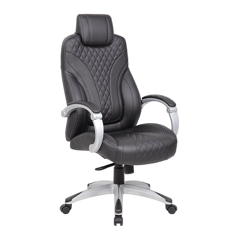 Boss Executive Hinged Arm Office Chair - B8871-BK