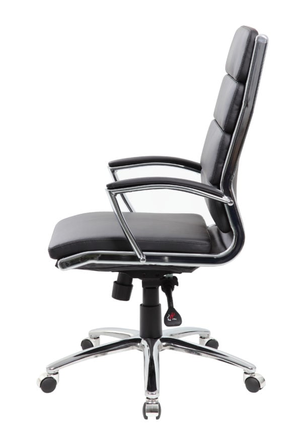 Boss Comfy Executive Chair with Chrome Finish - B9471-BK