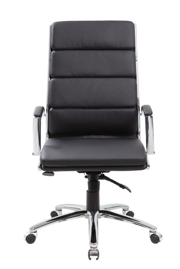 Boss Comfy Executive Chair with Chrome Finish - B9471-BK