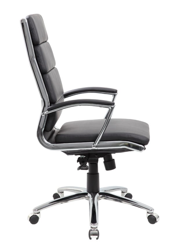 Boss Comfy Executive Chair with Chrome Finish - B9471-BK