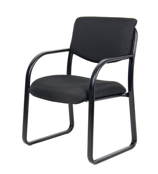 Boss Stylish Sled Base Guest Chair - B9521-BK