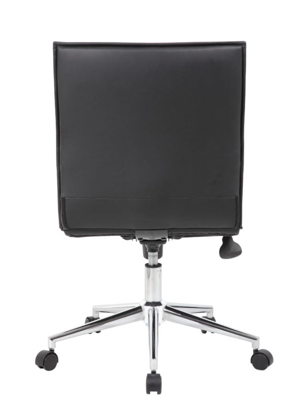 Boss Trendy Black Vinyl Task Chair - B9534C-BK