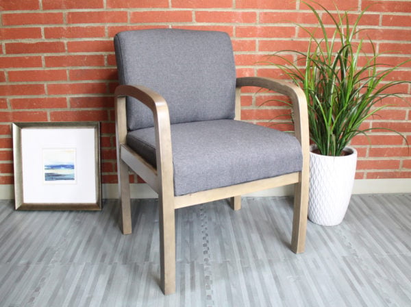 Boss Easy Build Guest Chair in Slate Grey - B9580DW-SG