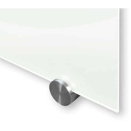 Balt 1.5' x 2' Gloss White Visionary Magnetic Glass Dry Erase Whiteboard