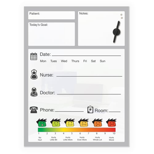 Balt Patient Magnetic Glass Whiteboards