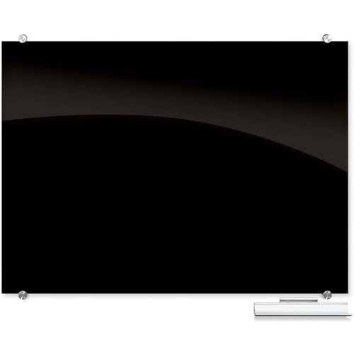 Balt 3' x 4' Visionary Black Magnetic Glass Dry Erase Whiteboard