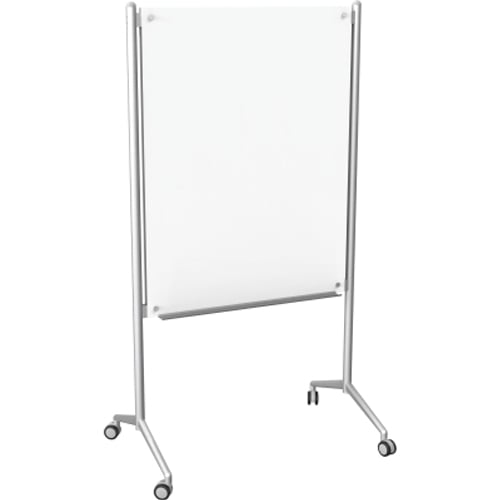 Balt 4' x 3' Enlighten Mobile Non-Magnetic Glass Whiteboard
