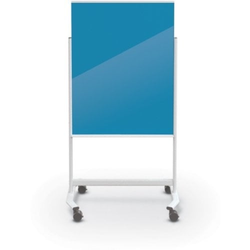 Balt Visionary Move Light Blue Mobile Magnetic Glassboard