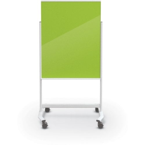 Balt Visionary Move Lime Green Mobile Magnetic Glassboard