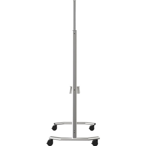 Balt 4' x 3' Visionary Move Mobile Magnetic Black Glass Whiteboard