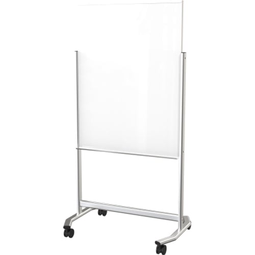 Balt 4' x 3' Visionary Move Mobile Magnetic Glass Whiteboard
