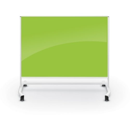 Balt Visionary Move Lime Green Mobile Magnetic Glassboard