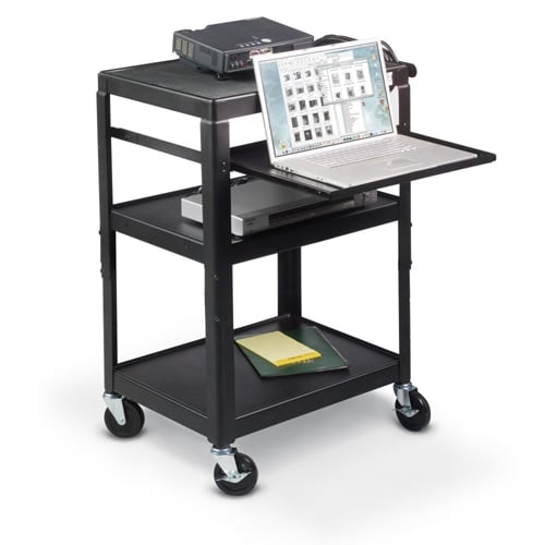 Balt Adjustable Laptop Audio Visual Utility Cart - 89842