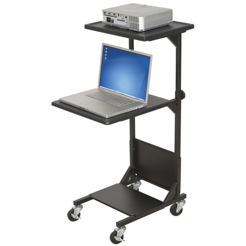 Essentials Adjustable Shelves PBL AV Cart - 81052