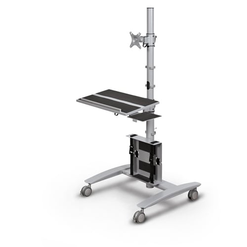 Balt Beta Cart Adjustable Sit and Stand Workstation - 27614