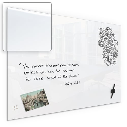 Balt Luxe Glass Magnetic Whiteboard