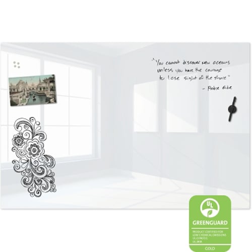 Balt Luxe Glass Magnetic Whiteboard