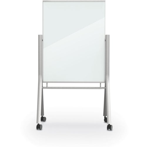 Balt Visionary Curve 47.2" x 35.4" Mobile Magnetic Gloss White Glassboard
