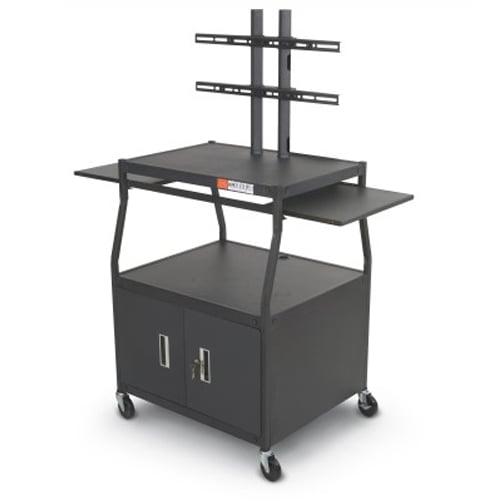 Balt Wide Body Flat Panel TV Cart with Cabinet - 27531M