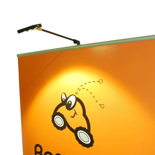Banner Bug  22.81" x 59.81" Retractable Banner Stand - Silver (Double-Sided)