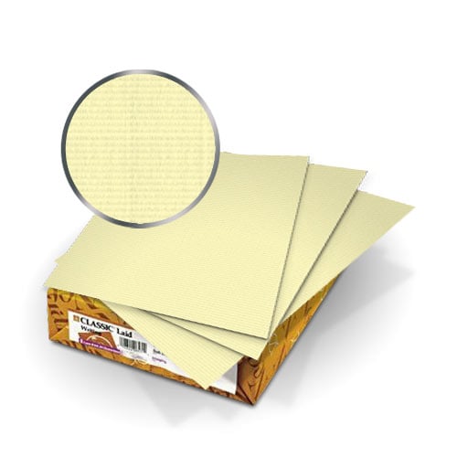 Neenah Paper Classic Laid Baronial Ivory Covers 80lb | MyBinding.com
