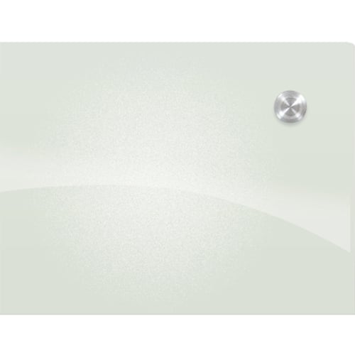 Balt Frosted Pearl Enlighten Glass Dry-Erase Whiteboard