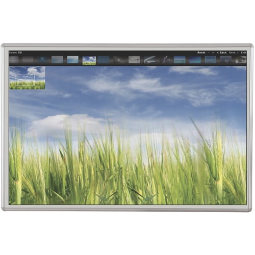 Best-Rite 4' x 6' Evolution Projection Board with Silver Presidential Trim