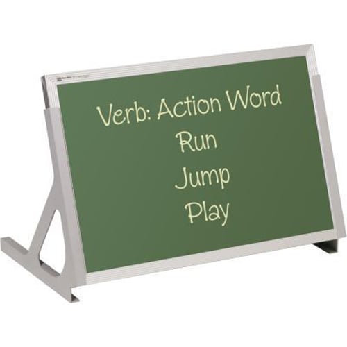 Best-Rite 12" x 18" Magnetic Language Easels - Whiteboard / Chalkboard