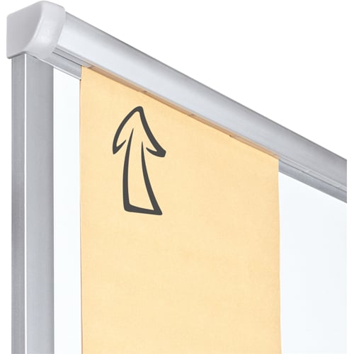 Best-Rite 4' x 6' TuF-Rite ABC Bite Whiteboard with Aluminum Frame