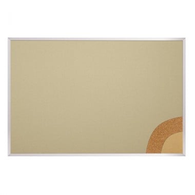 Best-Rite Fabric Cork-Plate Bulletin Board Tackboard