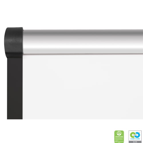 Best-Rite Porcelain Steel Whiteboard with Aluminum Origin Trim