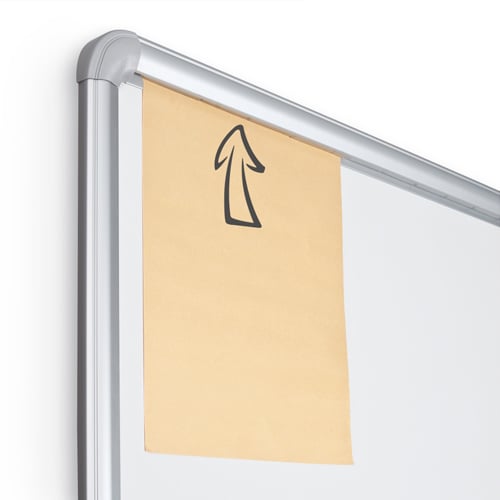 Best-Rite 2' x 3' Presidential Bite Dura-Rite Whiteboard with Tackless Paper Holder