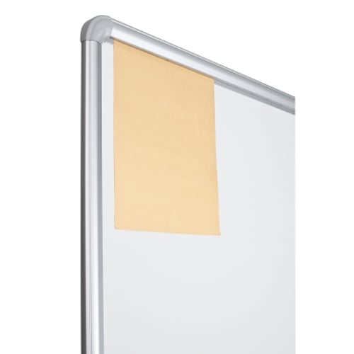 Best-Rite 4' x 4' Presidential Bite Dura-Rite Whiteboard with Tackless Paper Holder