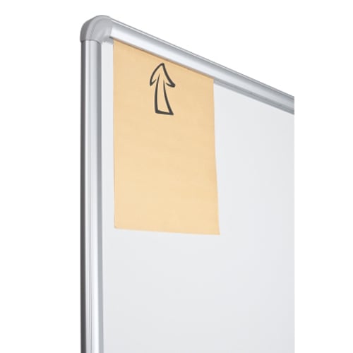 Best-Rite 4' x 6' Presidential Bite Dura-Rite Whiteboard with Tackless Paper Holder
