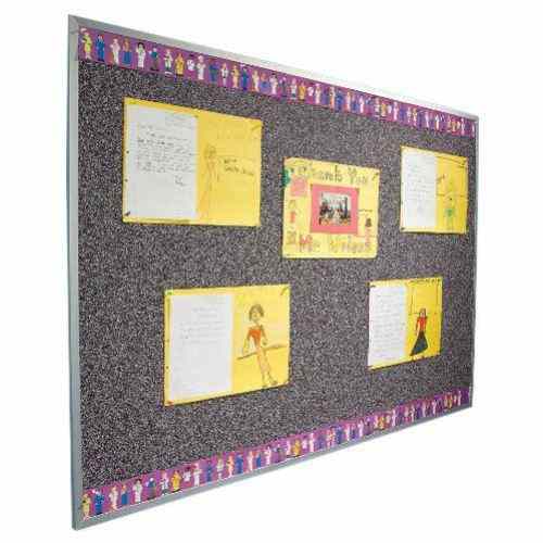 Best-Rite 2' x 3' Rubber Tak Bulletin Board with Aluminum Trim