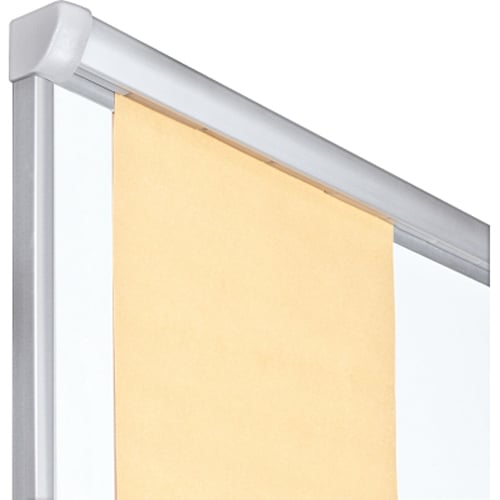 Best-Rite 4' x 6' Ultra Bite Dura-Rite Whiteboard with Tackless Paper Holder