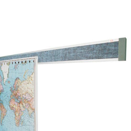 Best-Rite 3" x 144" Tackboard Display Rail