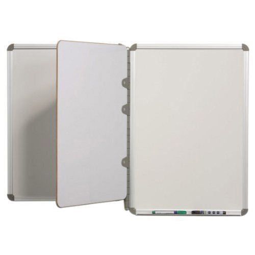Best-Rite 3' x  2' Dry-Erase Notebook with One Interior Panel