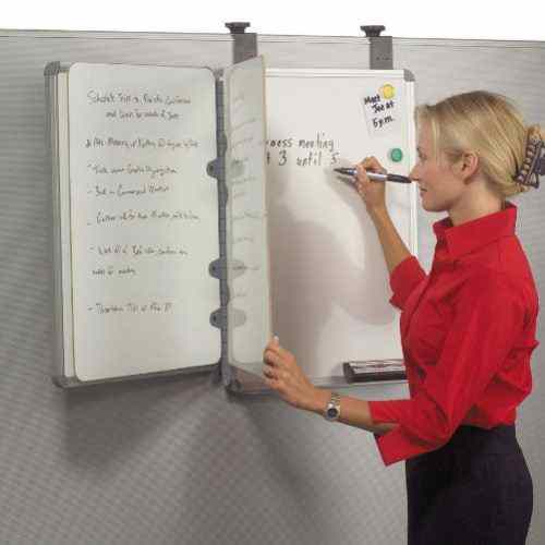 Best-Rite 3' x  2' Dry-Erase Notebook with One Interior Panel